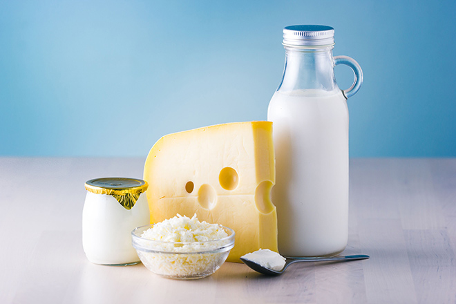 انواع لبنیات، شیر و ماست و پنیر