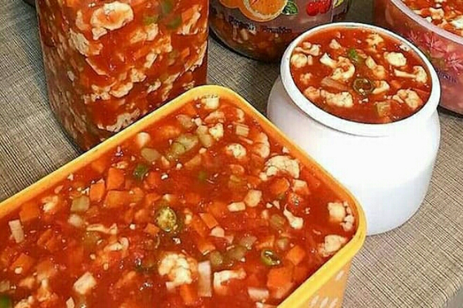 طرز تهیه ترشی بندری ویژه