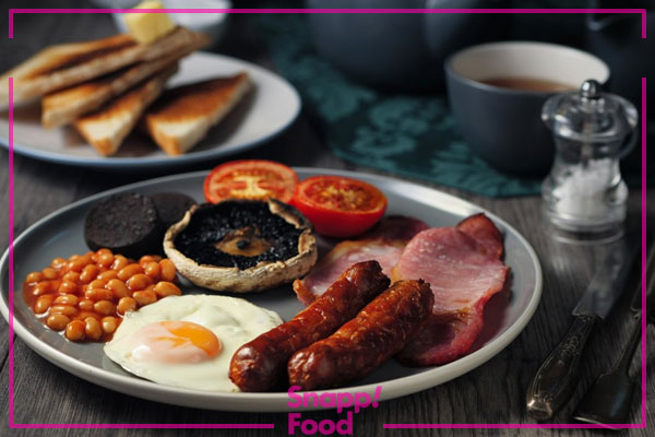 ارزش غذایی و کالری صبحانه انگلیسی