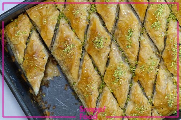 طرز تهیه خمیر باقلوا لبنانی