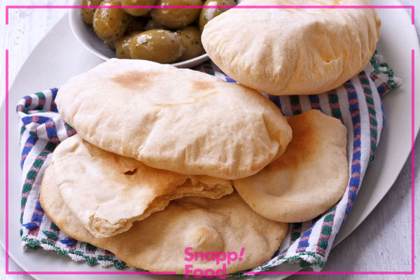 طرز تهیه نان پیتا لبنانی