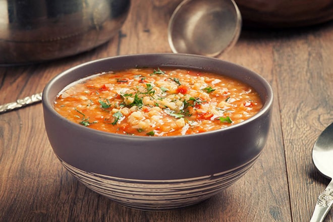 سوپ عدس ترکی