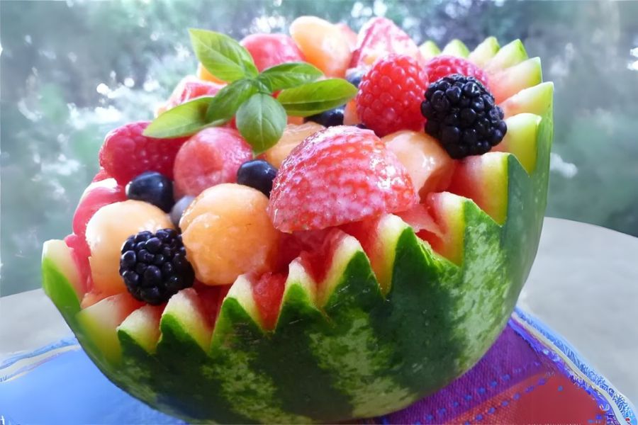 سالاد میوه تابستانی