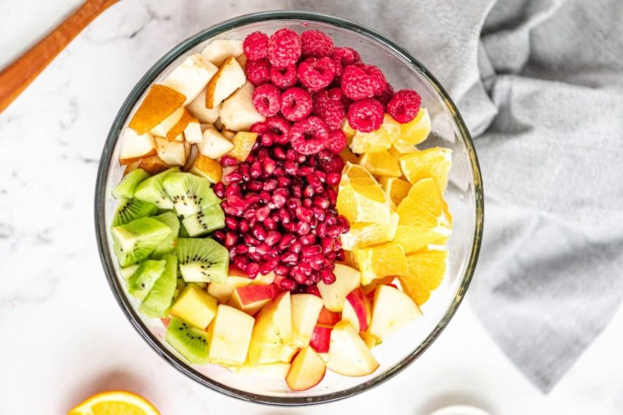 سالاد میوه زمستانی