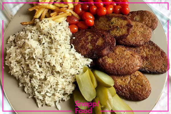 طرز تهیه کتلت سویا با عدس