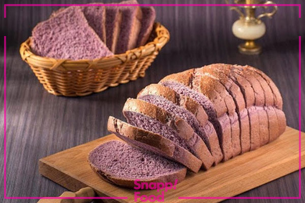 نان بنفش purple bread، از جدیدترین انواع نان‌های ترکیه