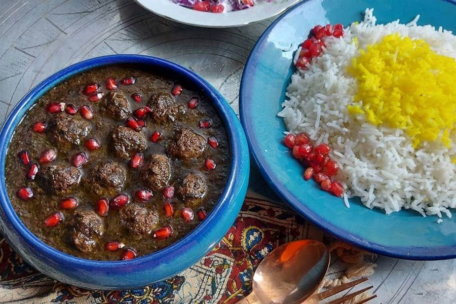 مواد اولیه خورشت انار بیج