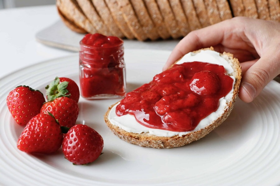 مربای توت فرنگی