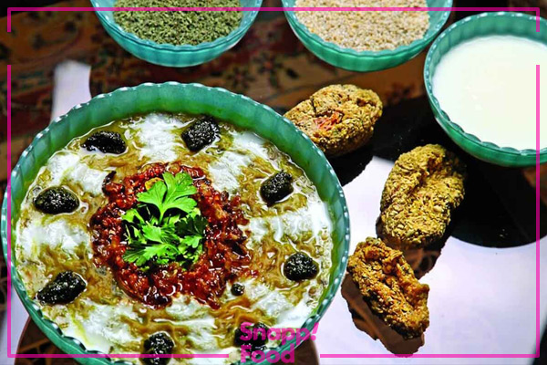 طرز تهیه آش ترخینه دوغ لرستان