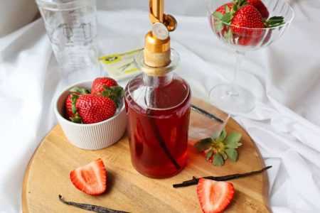 شربت توت فرنگی