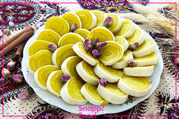 طرز تهیه حلوا رولتی