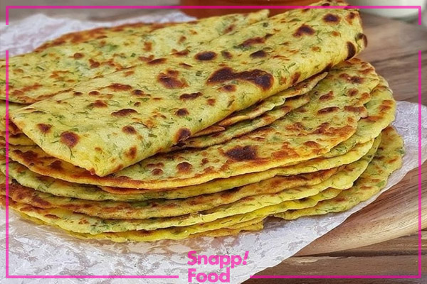 طرز تهیه نان سبزیجات بدون فر