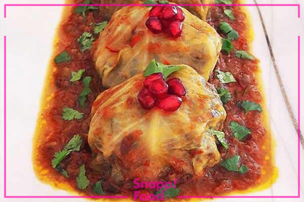 طرز تهیه دلمه کلم اناری