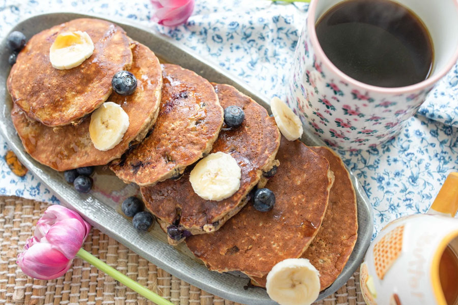 پنکیک رژیمی با پودر پروتئین