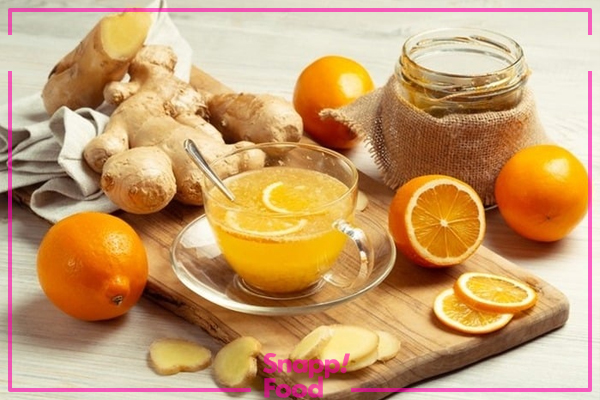 آب میوه پرتقال و زنجبیل