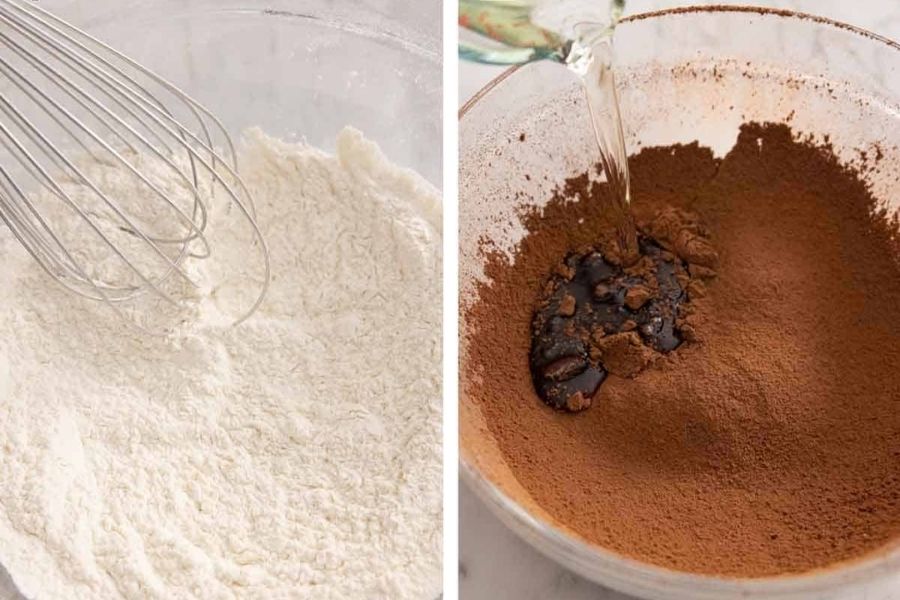 طرز تهیه کیک غذای شیطان