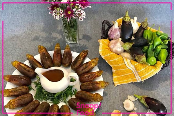 طرز تهیه ترشی بادمجان شکم پر با تمر هندی