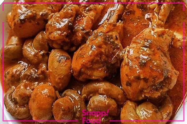 طرز تهیه خورش قارچ با مرغ