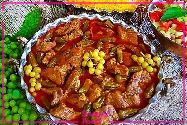 طرز تهیه خورشت بامیه