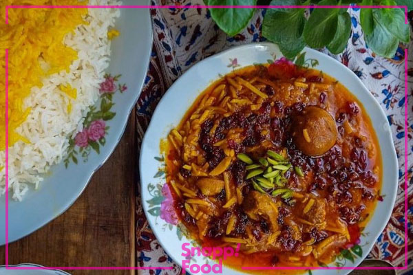 طرز تهیه خورش خلال بادام