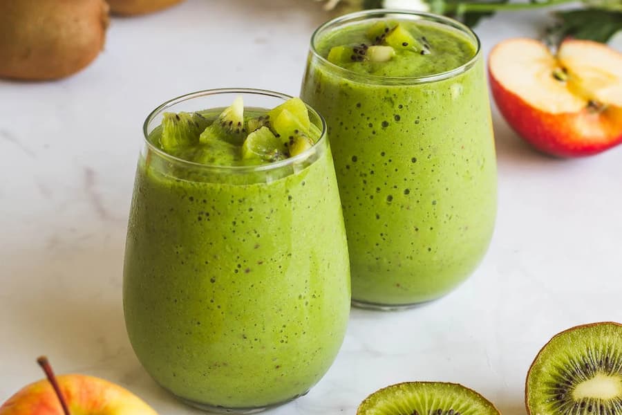 اسموتی سیب و  کیوی