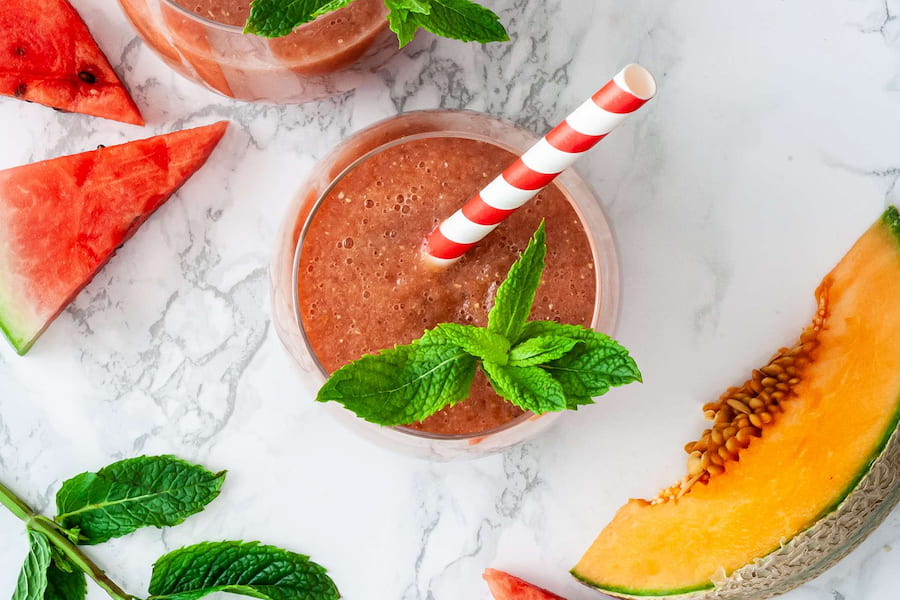 اسموتی هندوانه با طالبی