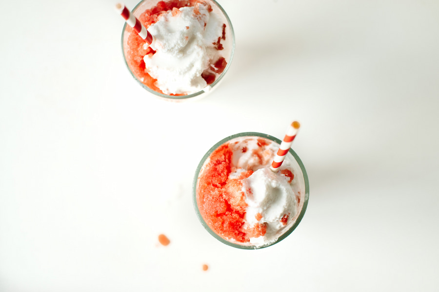 اسموتی هندوانه با خامه