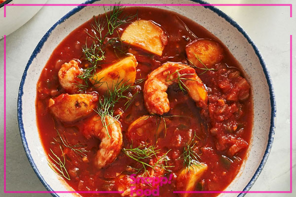 مراحل تهیه خورش میگو