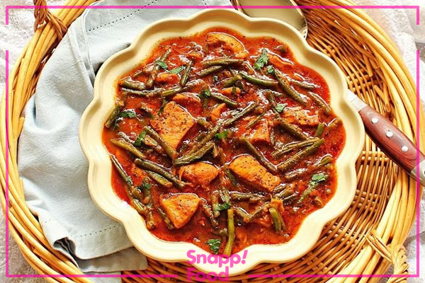 طرز تهیه خورش لوبیا سبز