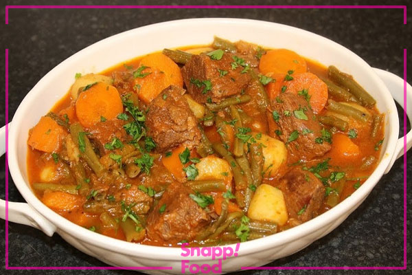 مراحل تهیه خورش لوبیا سبز