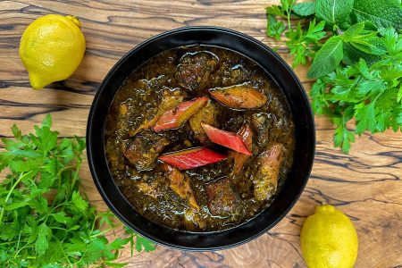 طرز تهیه خورش ریواس