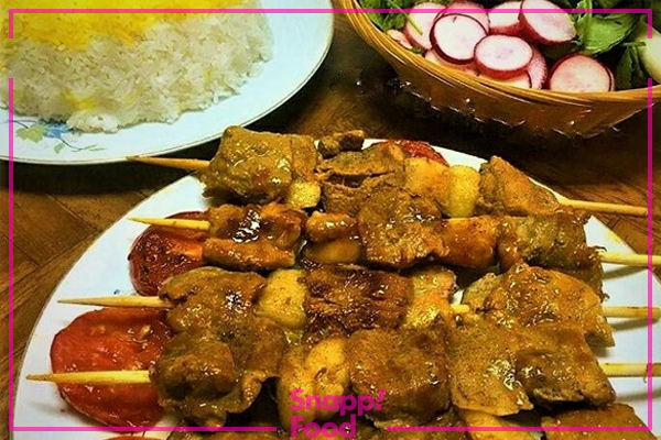 کباب حسینی غذا با گوشت