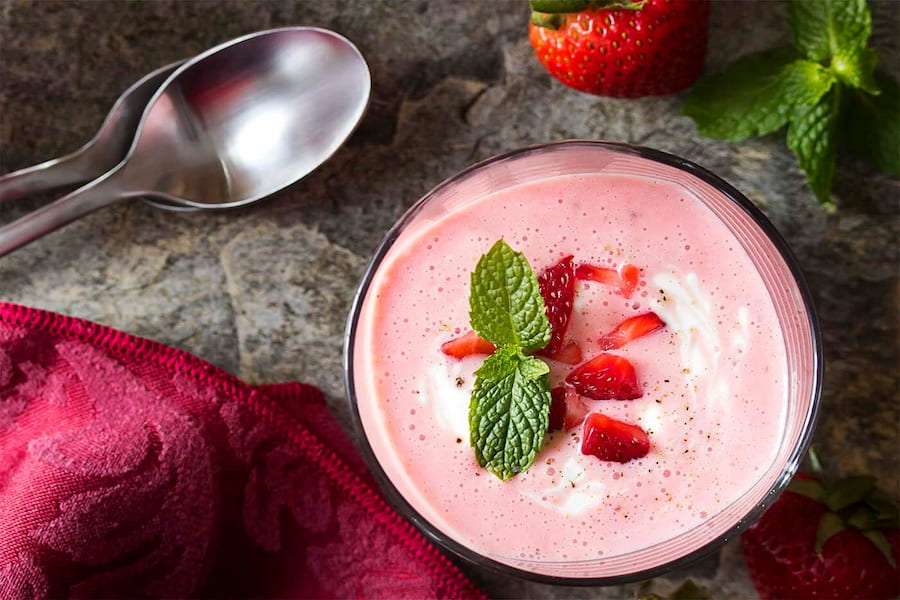 اسموتی توت فرنگی