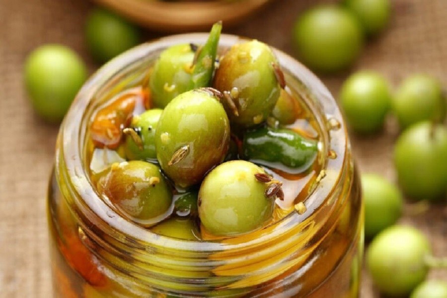 ترشی گوجه سبز