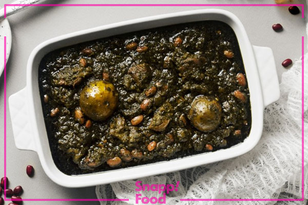 طرز تهیه خورش قورمه سبزی نذری برای 100 نفر