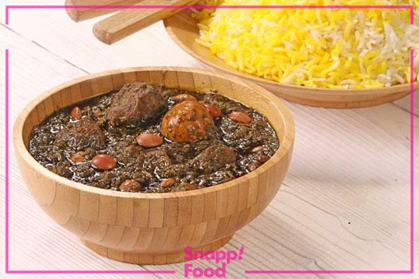 مراحل طرز تهیه قورمه سبزی برای 100 نفر