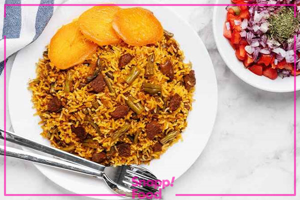 چند نکته مهم در طرز تهیه لوبیا پلو با گوشت تکه ای رستورانی