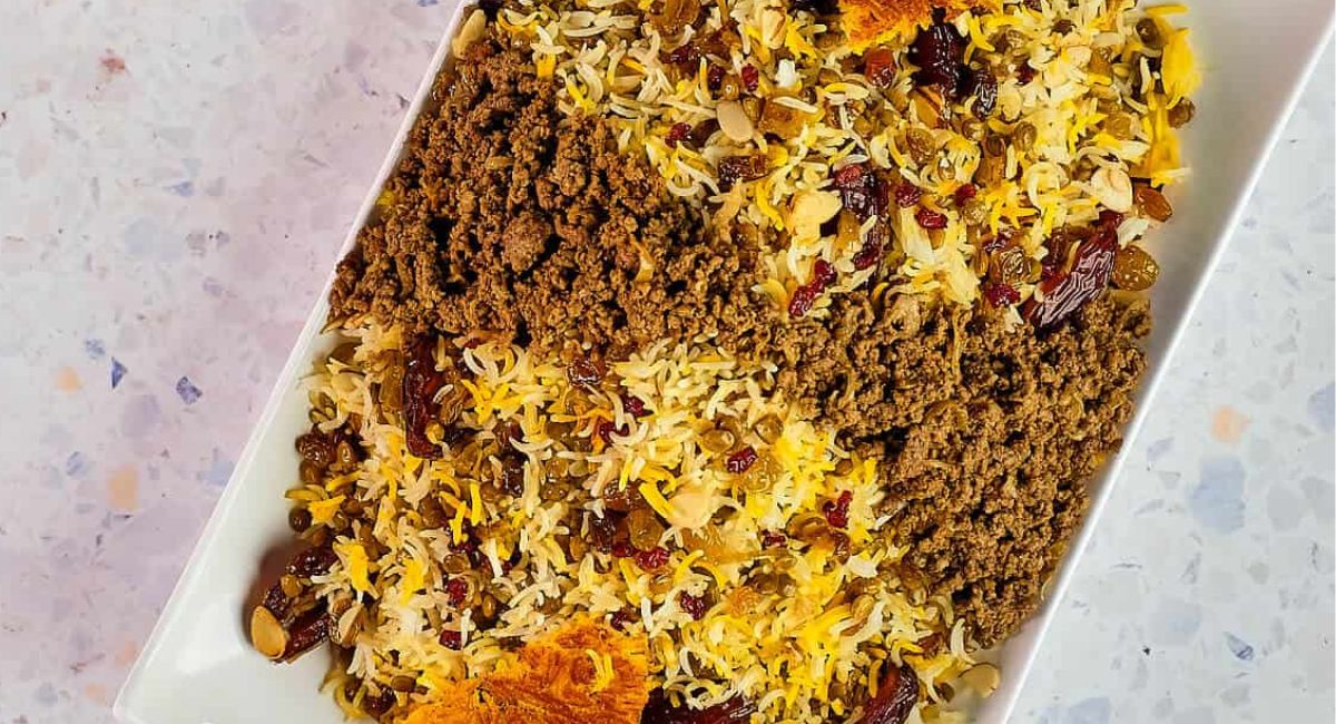 طرز تهیه عدس پلو با گوشت چرخ کرده