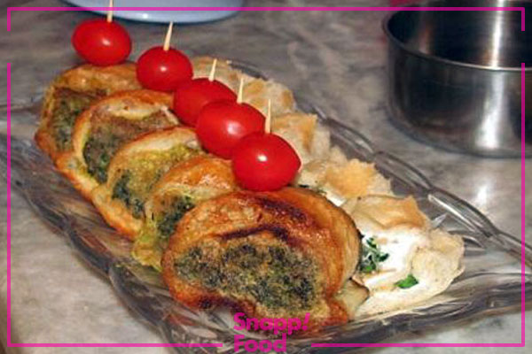 طرز تهیه کوکو سبزی با نان باگت