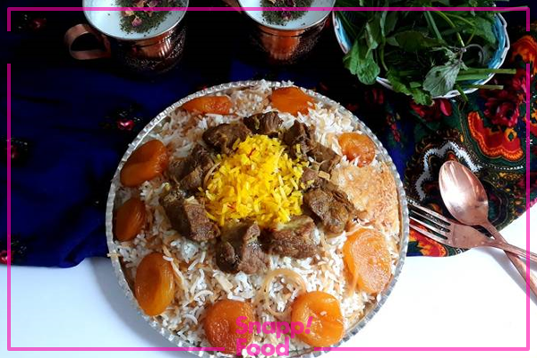 طرز تهیه قیسی پلو با گوشت تکه ای