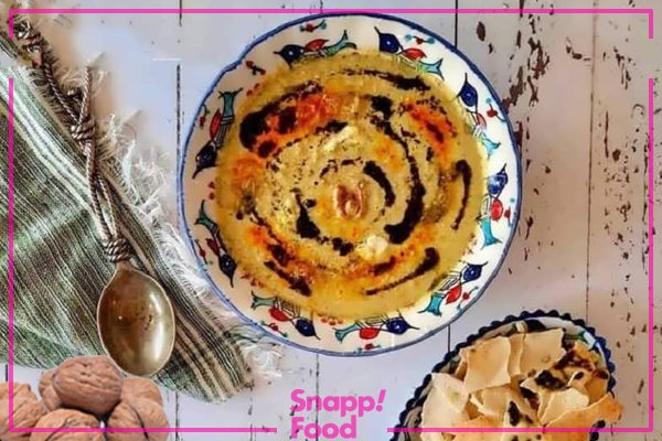 طرز تهیه اشکنه ماست و گردو