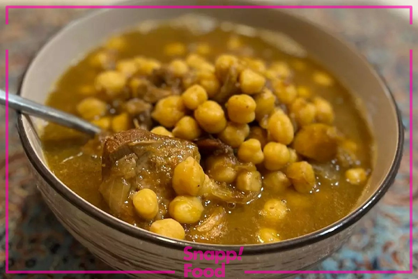 طرز تهیه نخود آب با قلم و گوشت