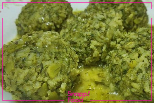 طرز تهیه کوفته شوید باقلا