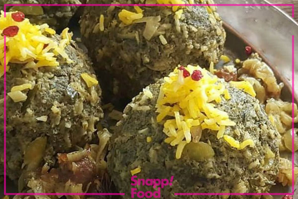 طرز تهیه کوفته شوید باقلا