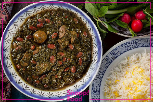 خورش سبزی یا قورمه سبزی با فراوانی نعمت در سال جدید