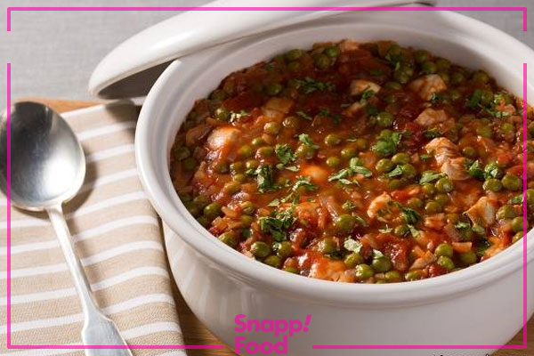 طرز تهیه خورش نخود فرنگی خوشمزه شمالی