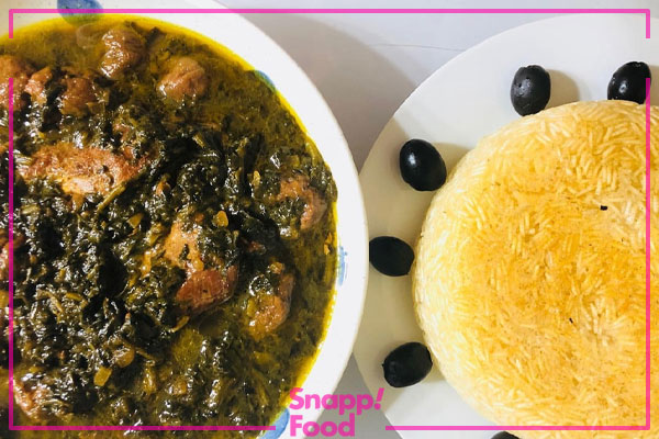 طرز تهیه خورش گردو اسفناج