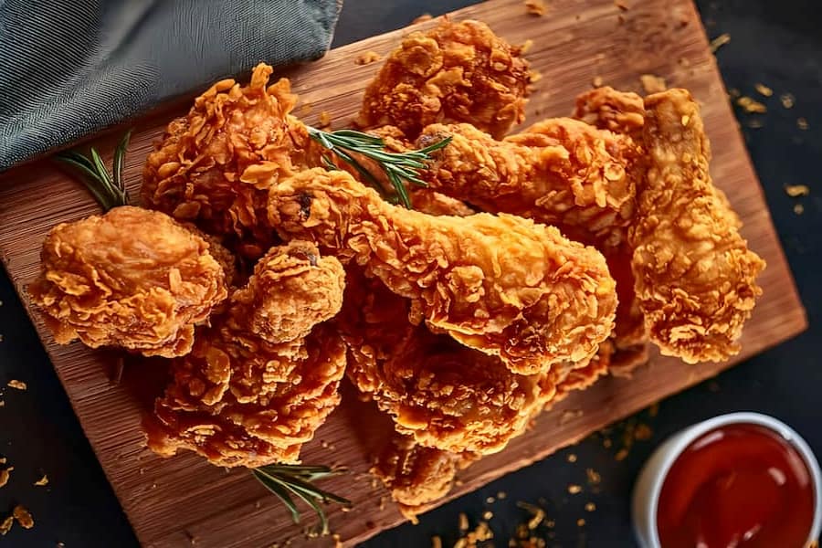 طرز تهیه مرغ سوخاری پفکی و کریپسی