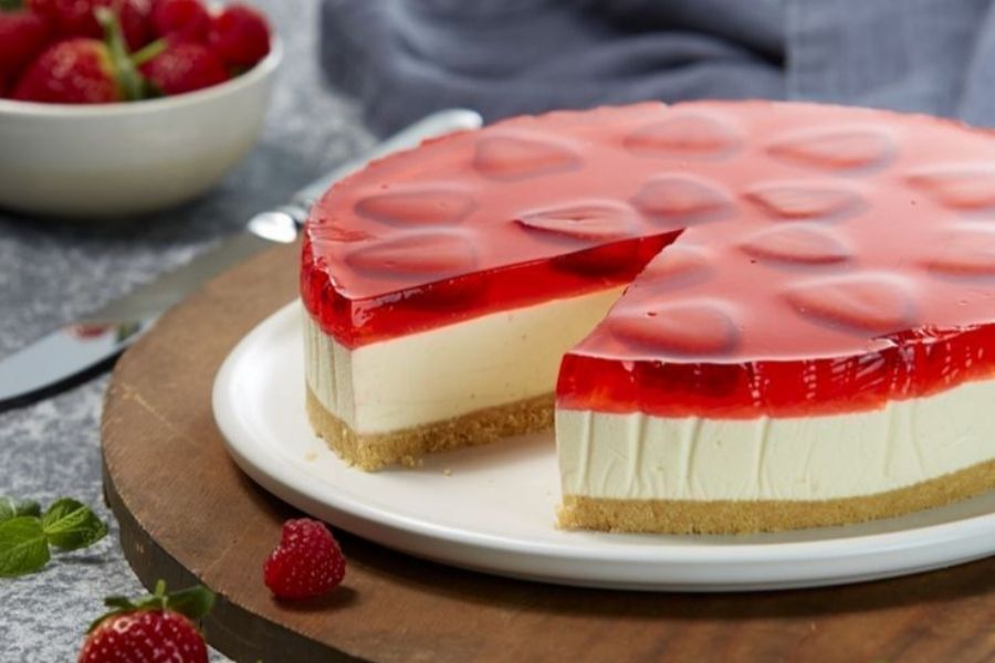 طرز تهیه چیز کیک یخچالی