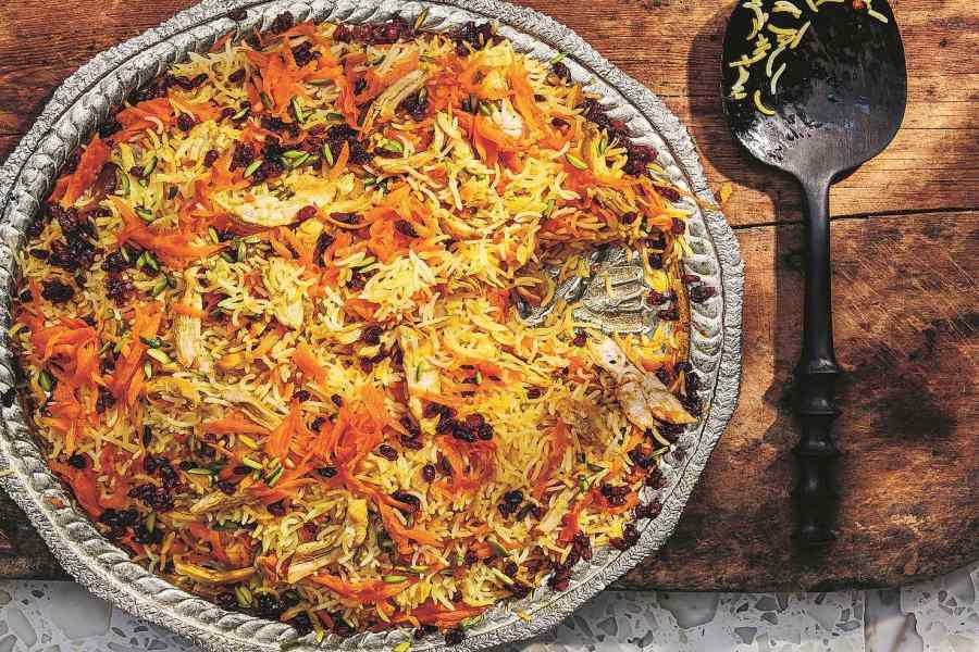 طرز تهیه قاطی پلو با مرغ